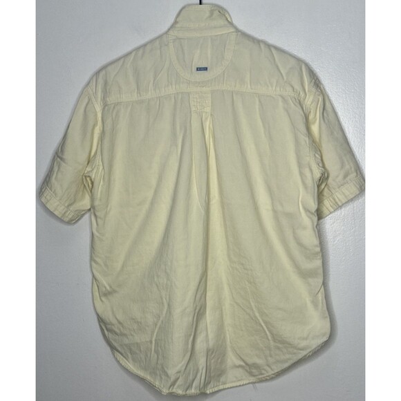 Vtg Kikit Maurice Blouse Women Small Butter Yellow Short Sleeve Boxy 1985 cotton - Picture 3 of 4